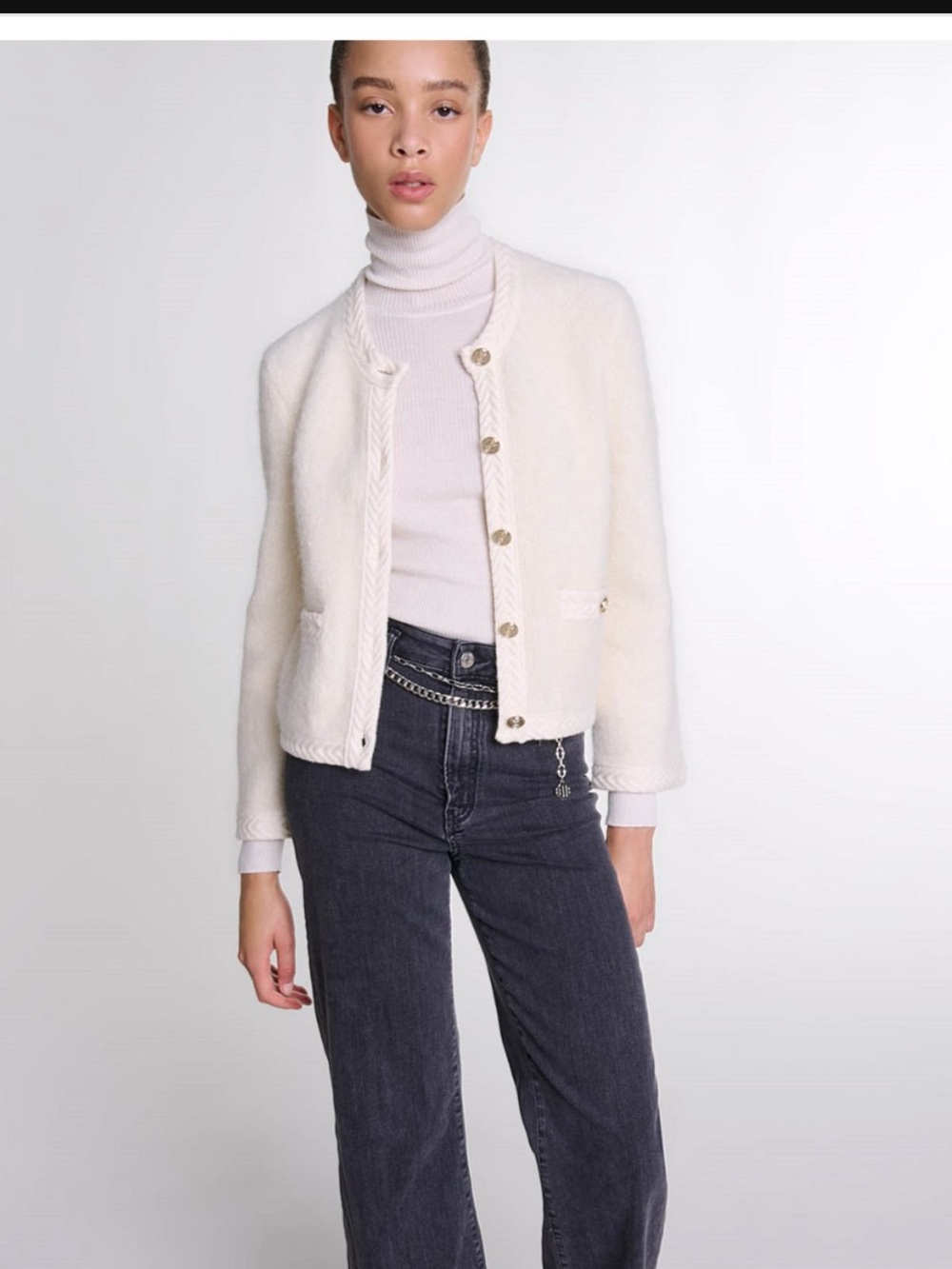 Maje Maracassi Knit Cardigan